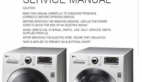 Lg Front Load Washing Machine Manual Pdf