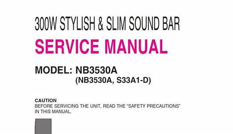 lg nb3530a manual