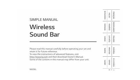 LG SN4 Owner's manual Manualzz