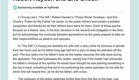 Wild Rose Reader: Li-Young Lee and Poetry about Fathers