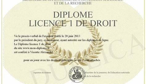 Licence Droit