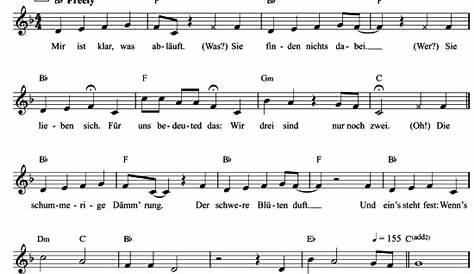 Kann es wirklich Liebe sein Gesang - PDF Noten von aus: Der König der