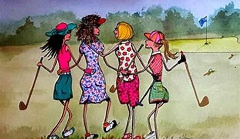Vintage Golfing Lady Art (two) Poster | Zazzle