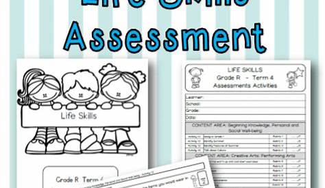 Grade 1 Term 1 Life Skills Formal Assessment • Teacha!