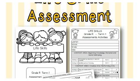 Grade R Life Skills Assessment Activities Term 2 - School Diva