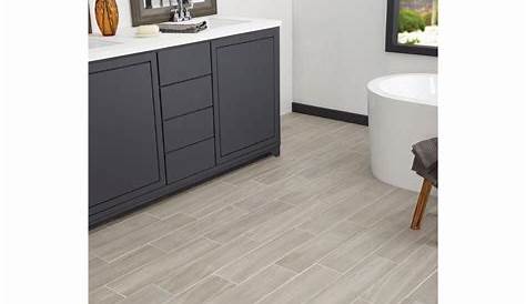LifeProof Linen Wood 6 in. x 24 in. Glazed Porcelain Floor and Wall