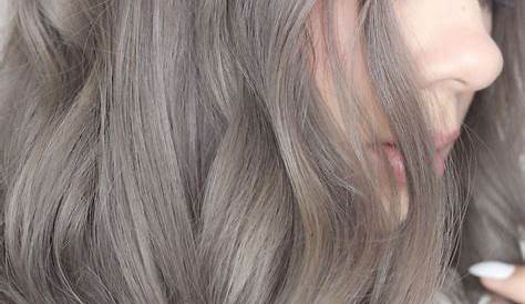 Light Ash Gray Hair Color 25 ไอเดียสีผมโทนหม่น " Tone" ทำแล้วสวยละมุน สาวหวานพลาด Grey
