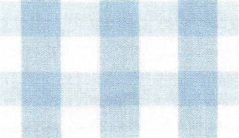 White/Blue Cotton Gingham Printed Canvas Decorating Fabric, Fabric By