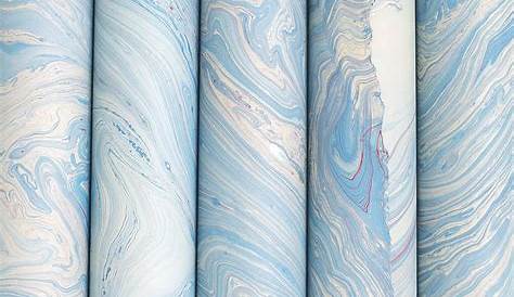 Elegant modern gold and light blue marble glitter wrapping paper