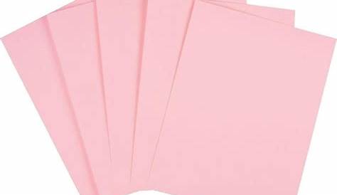 Staples Pastel Colored Copy Paper 8 1/2" x 11" Pink 500/Ream (14779