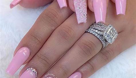 Light Pink Nails With Glitter French Tip Pin By Callie Reams On