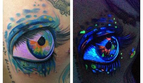 New glow-in-the-dark temporary tattoos for... | Uv ink tattoos, Uv