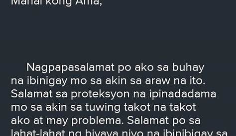 Liham Para Sa Diyos Na Nagpapakita Ng Pagmamahal Sa Diyos At Sa Kapwa