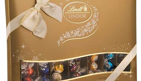 Lindt Lindor Assorted Chocolate Truffles Holiday Gift Box - Shop Candy