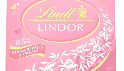 Something to look forward to: Lindt Lindor: Strawberries & cream