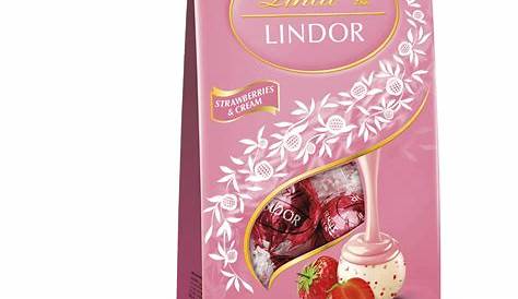 Lindt LINDOR Strawberries & Cream White Chocolate Truffles (21.2 oz