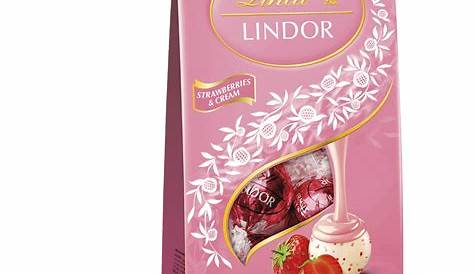 Lindt Lindor Strawberries & Cream Chocolate - 150g