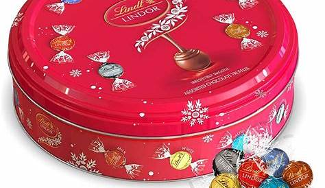 Lindt Lindor Chocolates Limited Edition Assortment 460g Round Tin - $5