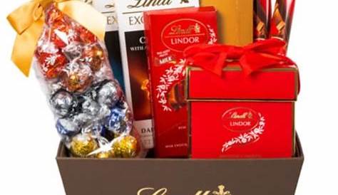 Christmas Lindt | Food gift baskets, Christmas gift baskets, Gift bask