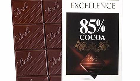 Lindt 85% cocoa. | Cocoa chocolate, Lindt dark chocolate, Dark