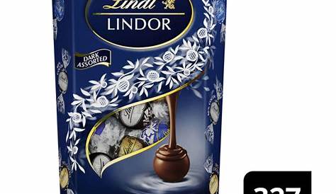 Lindt LINDOR Double Chocolate Milk Chocolate Truffles, 8.5 oz. Bag