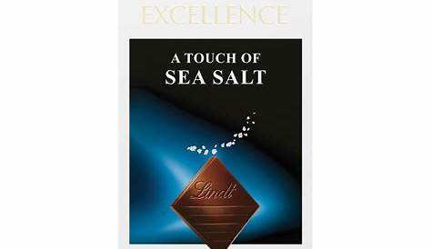 Lindt Excellence Sea Salt Caramel Dark Chocolate Block 100g | Woolworths