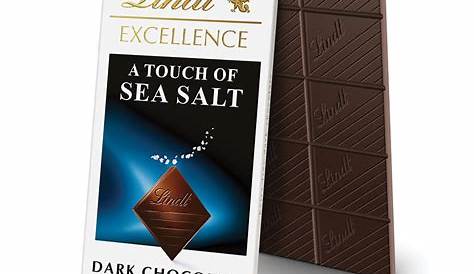 Lindt Excellence Sea Salt Caramel Dark Chocolate Block 100g | Woolworths