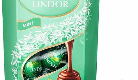 Lindt Lindor Peppermint Cookie Milk Chocolate Candy Truffles, 8.5 oz