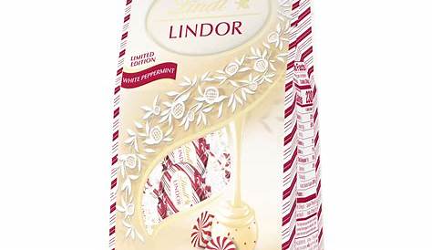 Lindt LINDOR Peppermint White Chocolate Truffles, 8.5 oz - Mariano’s