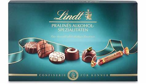 LINDT Alkohol Spezialitäten Tafeln & Fläschchen mit Alkohol Inhalt 828g