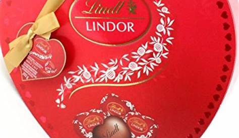 Lindt LINDOR Valentine's Milk Chocolate Truffles Friend Heart, 3.4 oz