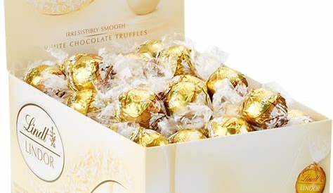 Lindt LINDOR White Chocolate Truffles ,120 Count | White chocolate