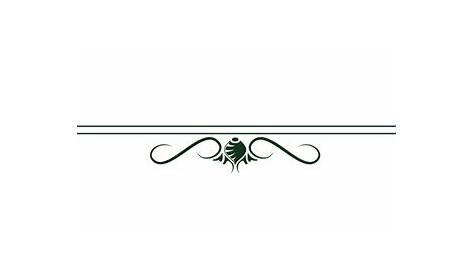 Decorative Line Black PNG Clipart | PNG All