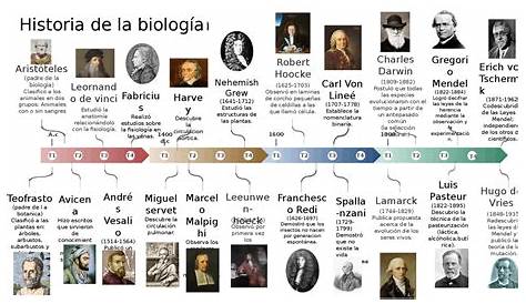 Línea De Tiempo De La Historia De La Biología | Images and Photos finder
