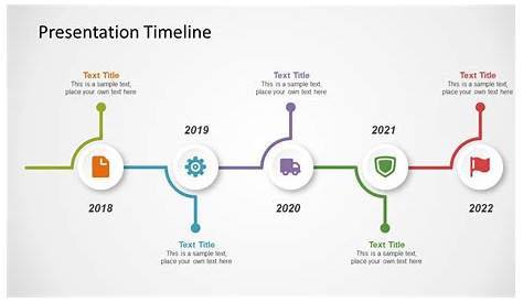 Cronologia Infographic Con Le Icone E I Buttoms Linea Di Tempo Di