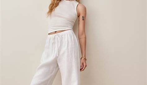 Linen Pants Outfit Spring Cold