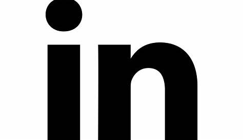 Black LinkedIn Logo - LogoDix
