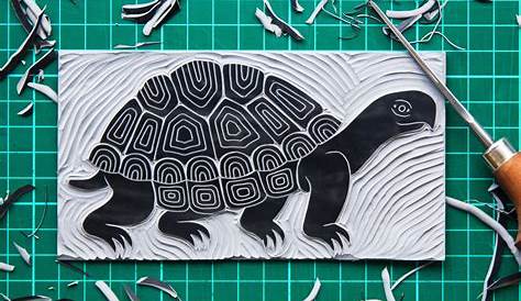 Lino Art For Kids Octopus Print Print cut Etsy