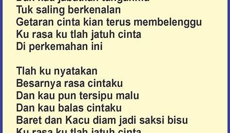 Lirik Lagu Cinta Bahasa Indonesia - Pantun Cinta