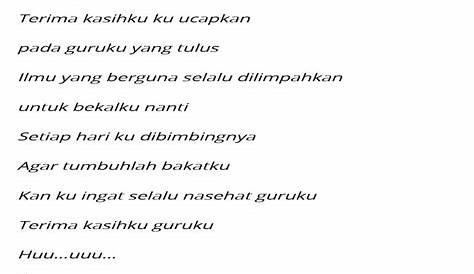 Lirik Lagu 'Terima Kasihku Guruku' dari Gita Gutawa, Wajib untuk