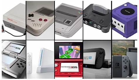 Las consolas para videojuegos más populares.
