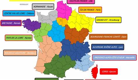 Liste des départements par région excel - tout degorgement