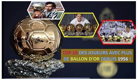 📸Le Top 10 du Ballon d'Or depuis 1995 - Onefootball Français