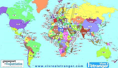 Carte du monde isolé Photo Stock - Alamy