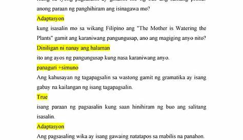Document - filipino - PAGSASALING PAMPANITIKAN ALL IN SOURCE BY JAYSON