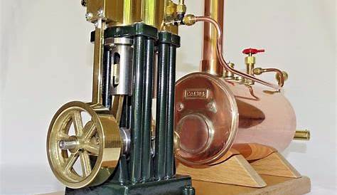 Live Steam Twin Cylinder "Marine" Model Steam Engine Fully Machined Kit