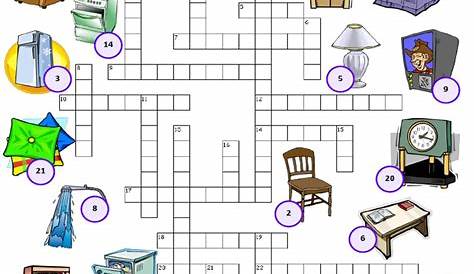Living Room Furniture Crossword Clue