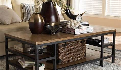 Living Room Rectangular Coffee Table Decor Ideas