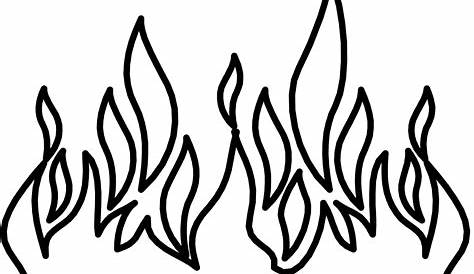 Dibujos de llamas de fuego para colorear - Imagui