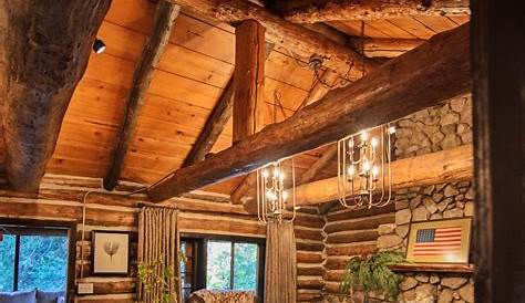 22 Luxurious Log Cabin Interiors You HAVE To See Log Cabin Hub